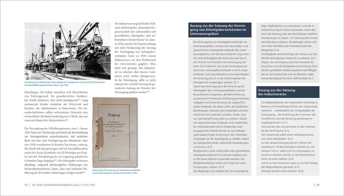 100 Jahre Unternehmensverbaende